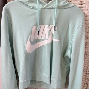 cropped nike hoodie